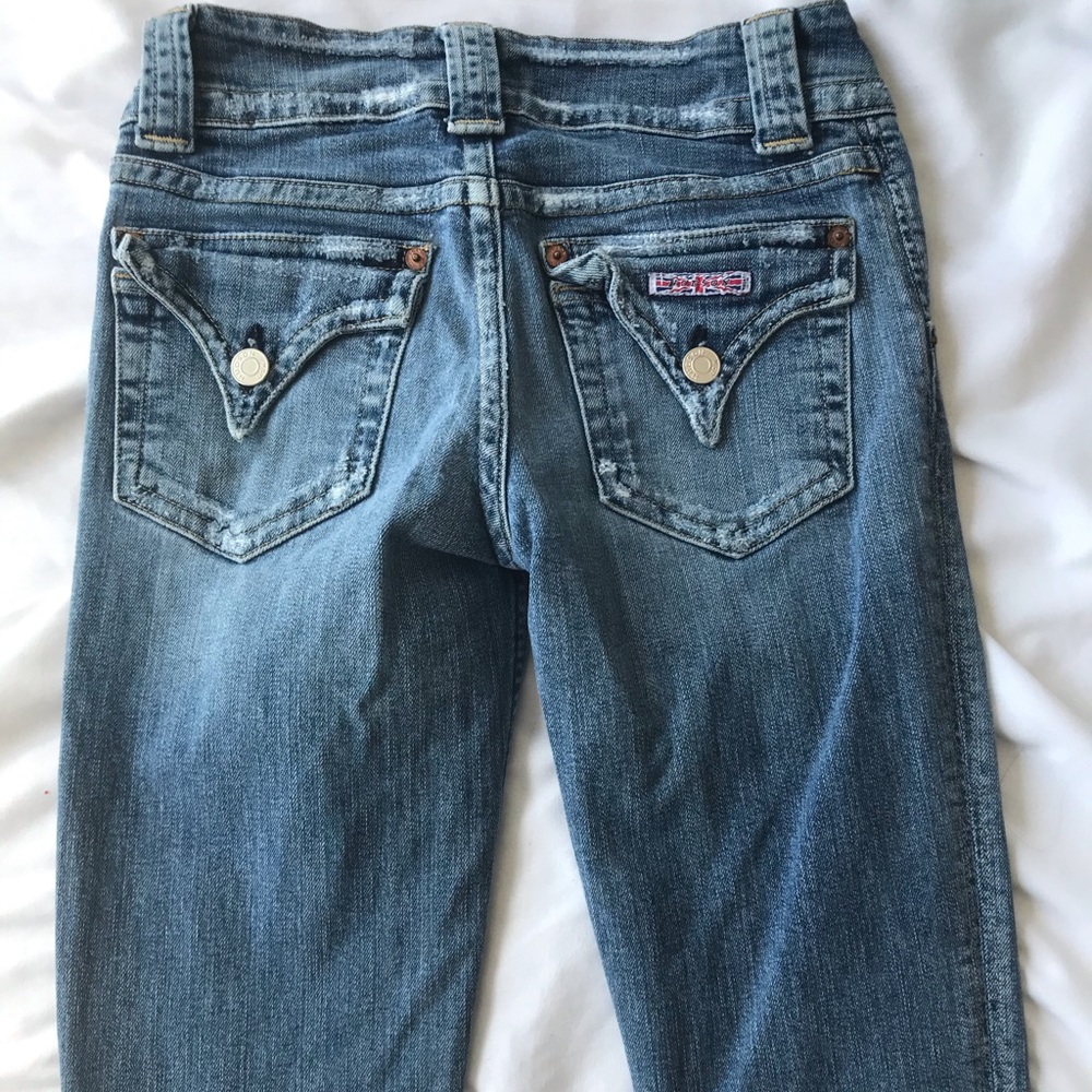 Light wash Hudson flare jeans